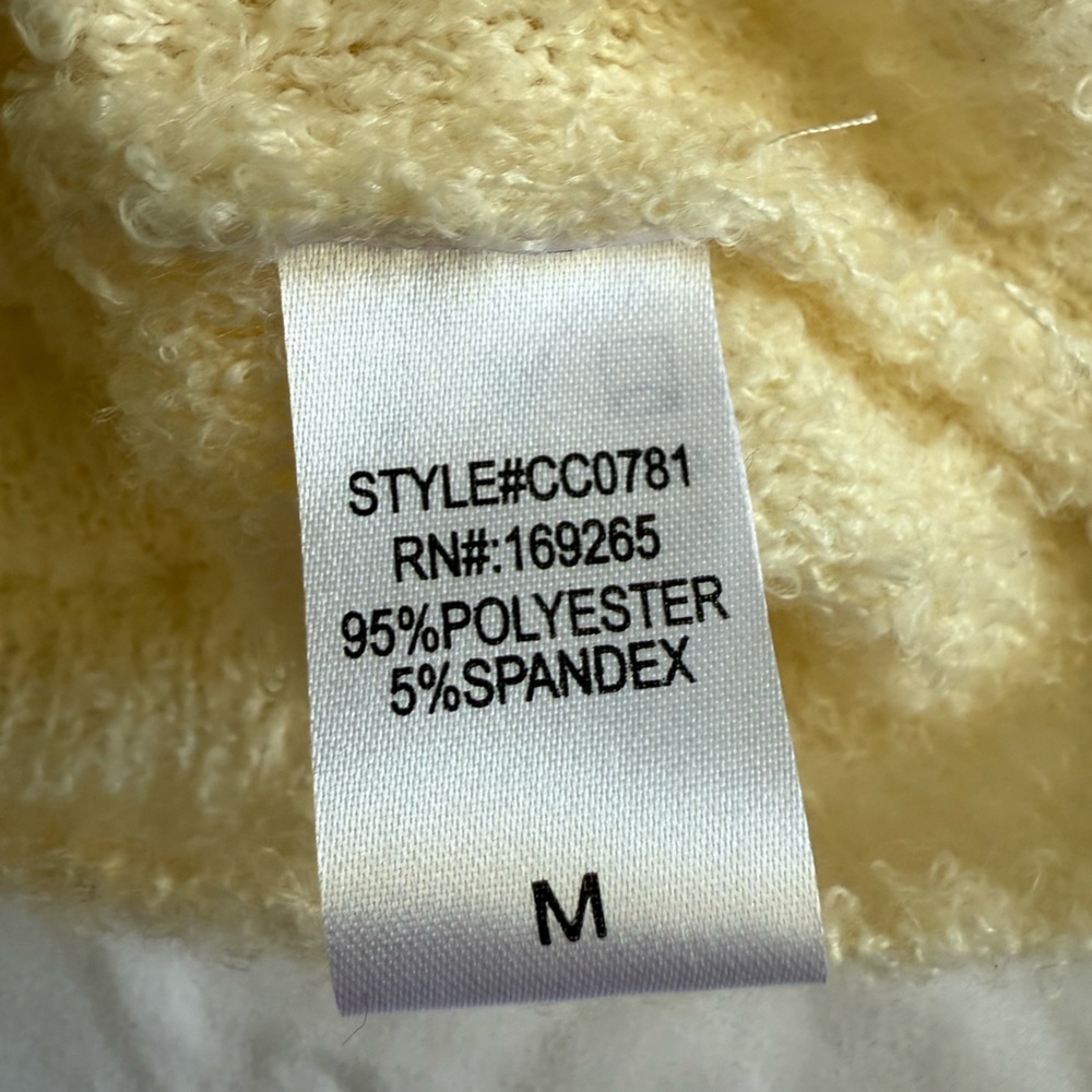 Women’s crochet flower cozy sweater size M granny core hippie boho‎ artsy - Picture 10 of 13